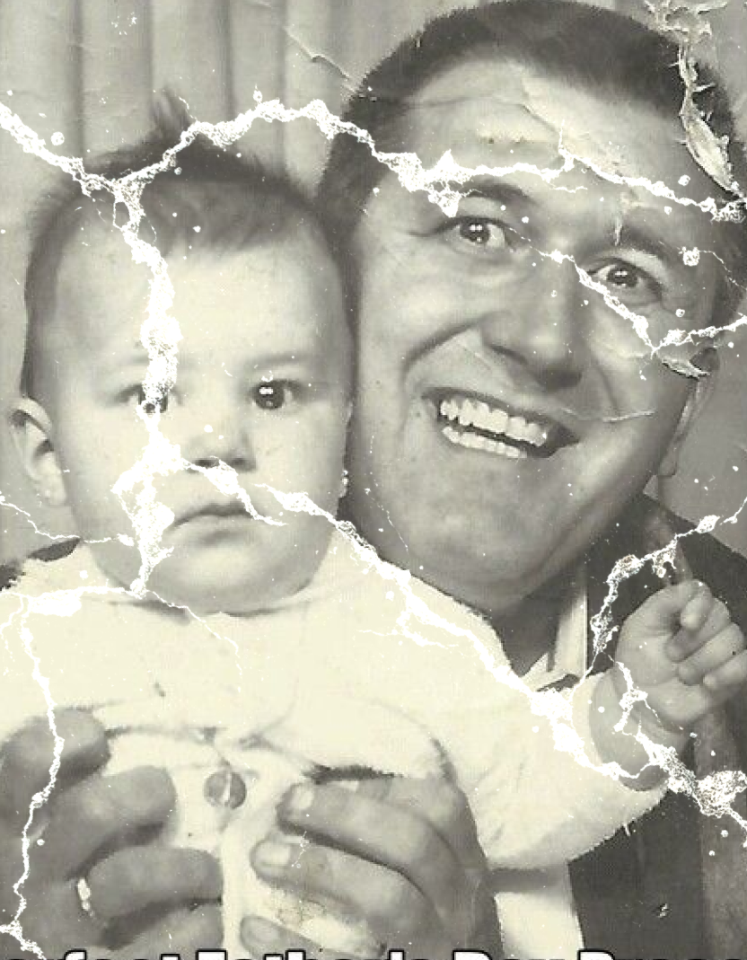 Before AI restoration: Restore old photos - old damaged photo